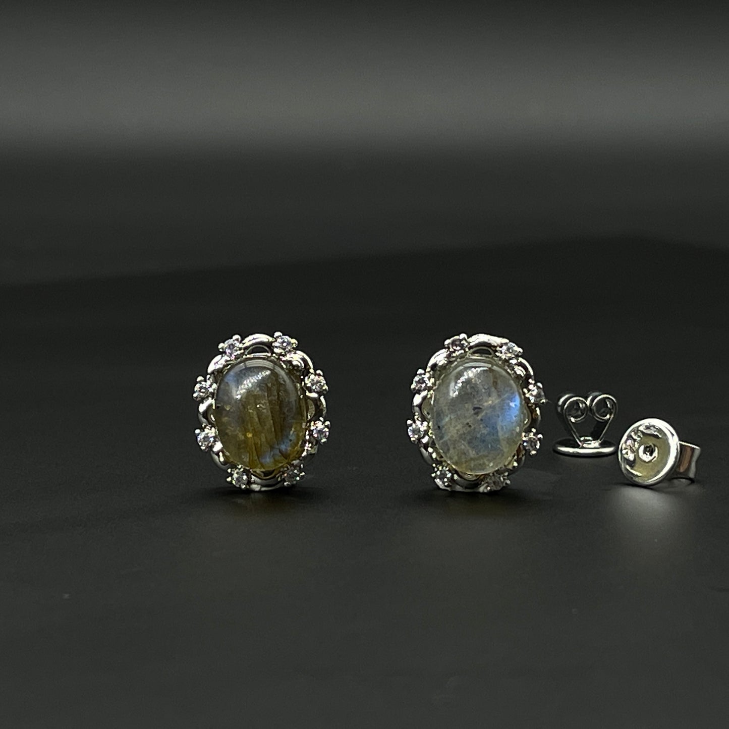 Earrings | Labradorite