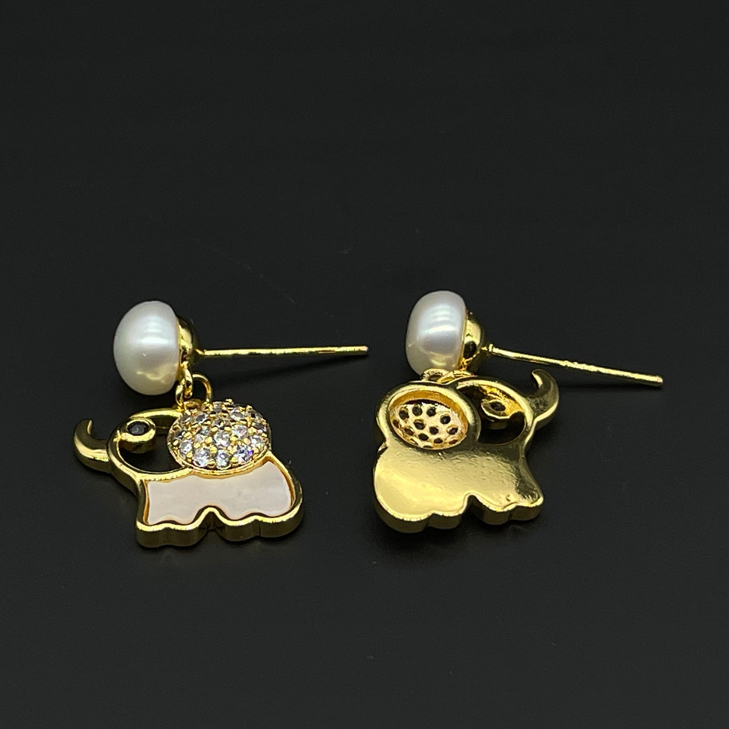 Earrings | Fresh Water Pearl |Mother of Pearl