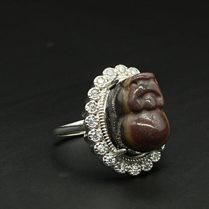 Ring | Alashan Agate (Pi-Xiu)