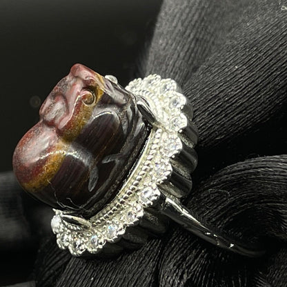 Ring | Alashan Agate (Pi-Xiu)